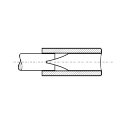 Wkrętak płaski 0.4 x 3 mm z kołnierzem prowadzącym 5550-3.2 BAHCO