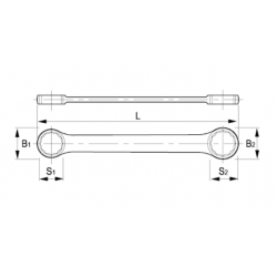 Klucz oczkowy 18 x 19 mm 020141 IRIMO