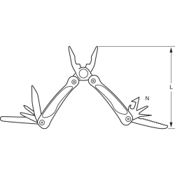 Multitool 18 funkcji MTT151 BAHCO