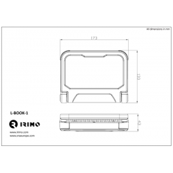 Lampa robocza akumulatorowa SMD LED L-BOOK-1 IRIMO