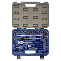 Zestaw narzędzi 1/4'' i 1/2'' rozmiary calowe 53 el. 129A-53-4 IRIMO