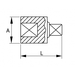 Adapter udarowy z 1'' na 3/4'' 179-65-2 IRIMO