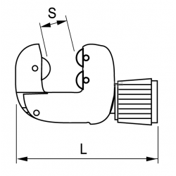 Obcinak do rur Ø 3-30 mm 321171 IRIMO