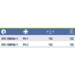 Bit Phillips PH2 x 150 mm 5 szt. 475-150PH2-1 IRIMO