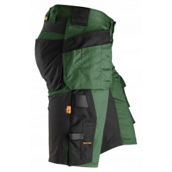 Spodnie krótkie 6141 robocze stretch AllroundWork roz. 56 kolor forest green/black 61413904056 SNICKERS