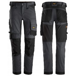 Spodnie 6341 robocze stretch AllroundWork rozm. 54 kolor steel grey/black 63415804054 SNICKERS WORKWEAR