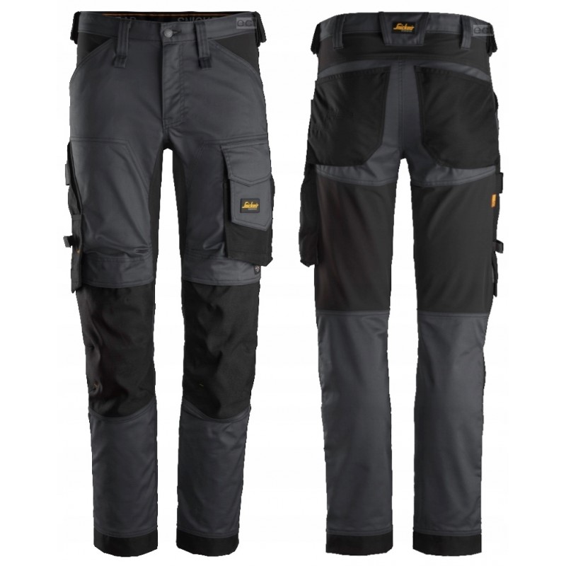 Spodnie 6341 robocze stretch AllroundWork rozm. 54 kolor steel grey/black 63415804054 SNICKERS WORKWEAR Bahcocentrum.pl