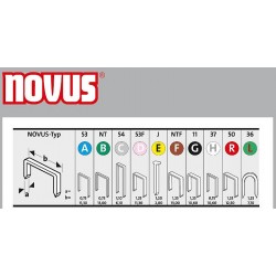 Zszywki typ G 11/10 opak. 600 szt. 042-0386 NOVUS