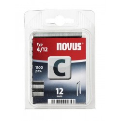 Zszywki typ C 4/12 opak. 1100 szt. 042-0389 NOVUS