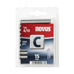 Zszywki typ C 4/15 opak. 1100 szt. 042-0390 NOVUS