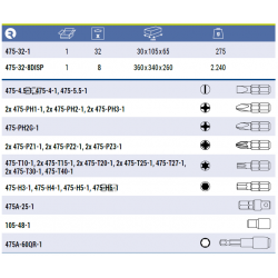 Zestaw bitów 32 elementy 475-32-1 IRIMO