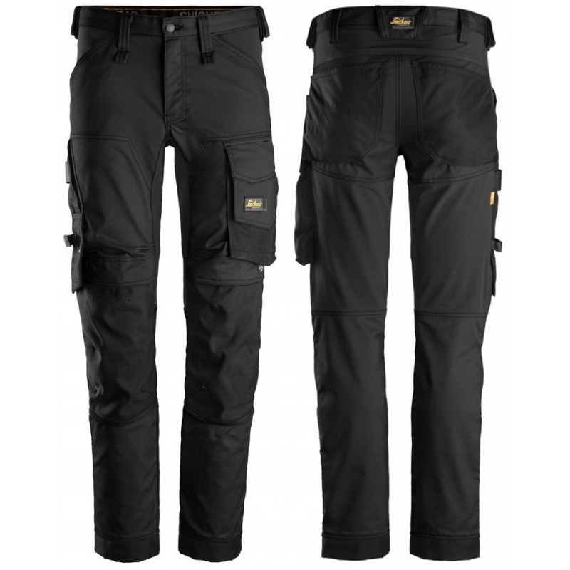 Spodnie 6341 robocze stretch AllroundWork rozm. 44 kolor black/black 63410404044 SNICKERS WORKWEAR Bahcocentrum.pl