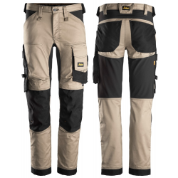 Spodnie 6341 robocze stretch AllroundWork rozm. 44 kolor khaki/black 63412004044 SNICKERS WORKWEAR