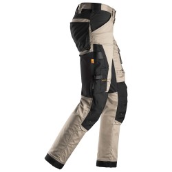 Spodnie 6341 robocze stretch AllroundWork rozm. 44 kolor khaki/black 63412004044 SNICKERS WORKWEAR