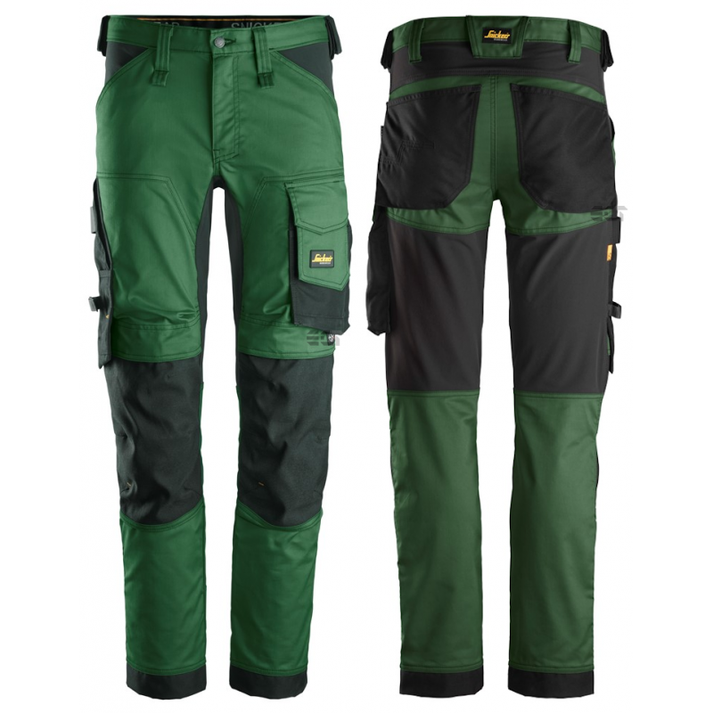 Spodnie 6341 robocze stretch AllroundWork rozm. 44 kolor forest green/black 63413904044 SNICKERS WORKWEAR Bahcocentrum.pl