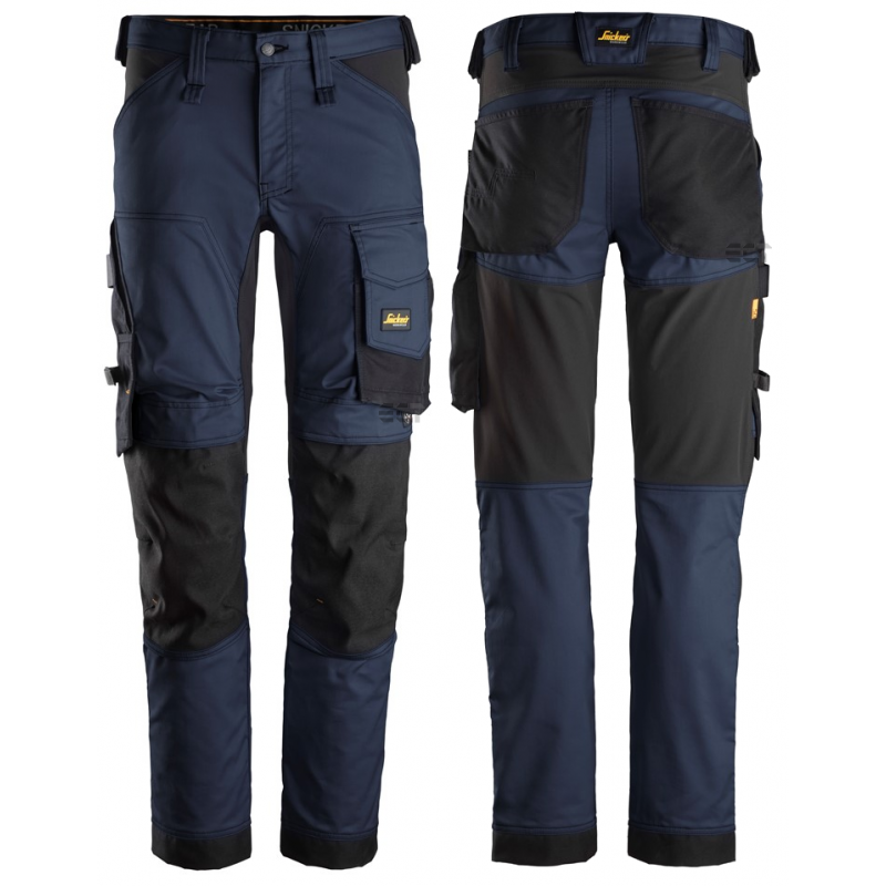 Spodnie 6341 robocze stretch AllroundWork rozm. 44 kolor navy/black 63419504044 SNICKERS WORKWEAR Bahcocentrum.pl