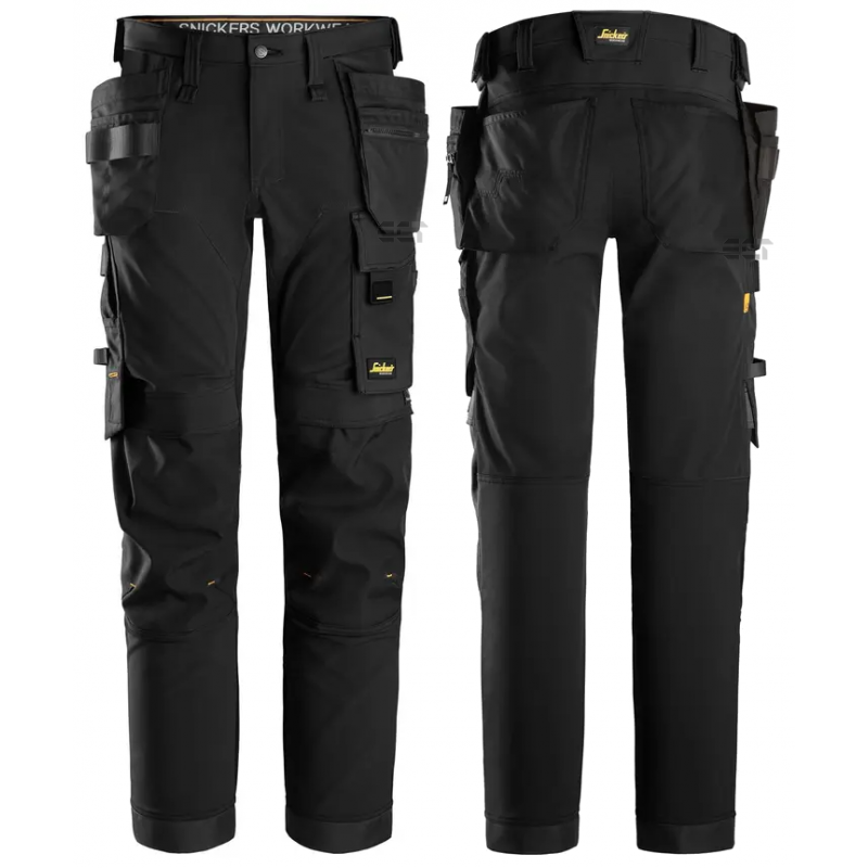 Spodnie 6275 robocze stretch AllroundWork rozm. 44 kolor black/black 62750404044 SNICKERS WORKWEAR Bahcocentrum.pl