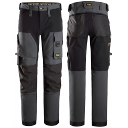 Spodnie 6375 robocze stretch AllroundWork rozm. 44 kolor steel grey/black 63755804044 SNICKERS WORKWEAR