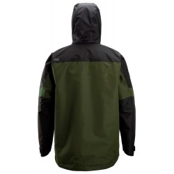 Kurtka 1304 przeciwdeszczowa shell AllroundWork rozm. XS kolor khaki green/black 13043104003 SNICKERS WORKWEAR