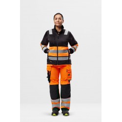 Kurtka 8077 damska odblaskowa na suwak rozm. XS kolor high vis orange/black 80775504003 SNICKERS WORKWEAR