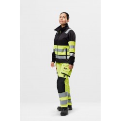 Kurtka 8077 damska odblaskowa na suwak rozm. XS kolor high vis yellow/black 80776604003 SNICKERS WORKWEAR