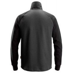 Bluza 2841 dwukolorowa z krótkim suwakiem rozm. XS kolor steel grey/black 28415804003 SNICKERS WORKWEAR