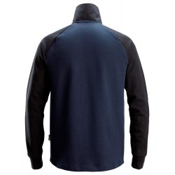 Bluza 2841 dwukolorowa z krótkim suwakiem rozm. XS kolor navy/black 28419504003 SNICKERS WORKWEAR