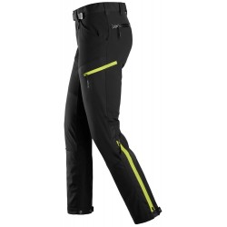 Spodnie 6948 softshell stretch FlexiWork rozm. 44 kolor black/neon yellow 69480467044 SNICKERS WORKWEAR