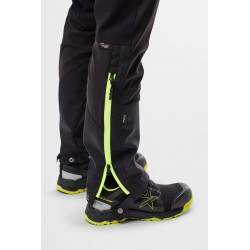 Spodnie 6948 softshell stretch FlexiWork rozm. 44 kolor black/neon yellow 69480467044 SNICKERS WORKWEAR