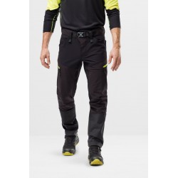 Spodnie 6948 softshell stretch FlexiWork rozm. 44 kolor black/neon yellow 69480467044 SNICKERS WORKWEAR