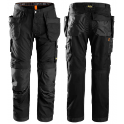 Spodnie 6201 AllroundWork z workami kieszeniowymi rozm. 44 kolor black/black 62010404044 SNICKERS WORKWEAR