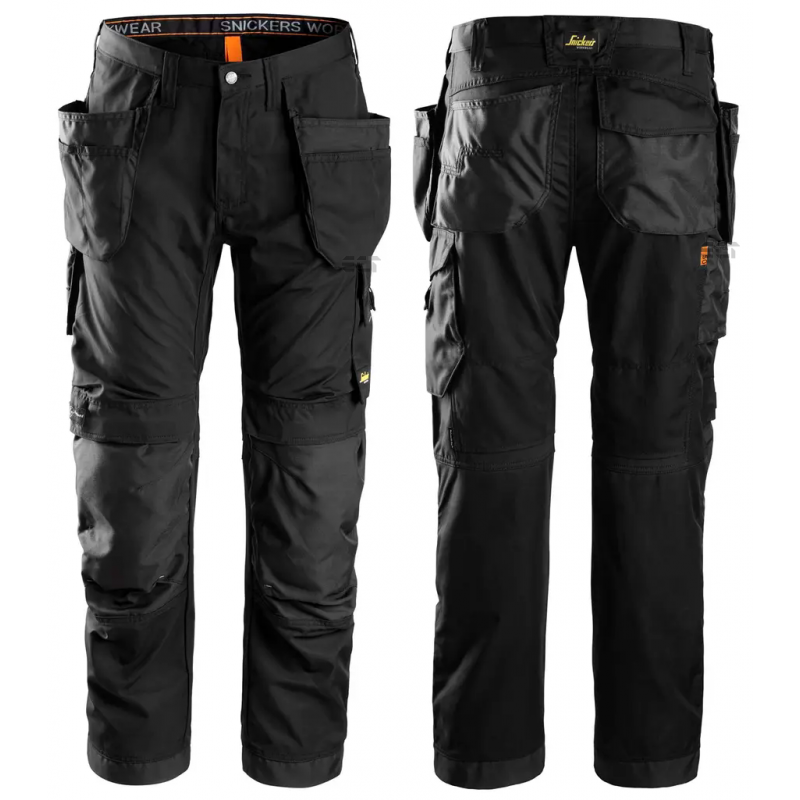 Spodnie 6201 AllroundWork z workami kieszeniowymi rozm. 44 kolor black/black 62010404044 SNICKERS WORKWEAR Bahcocentrum.pl