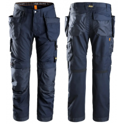 Spodnie 6201 AllroundWork z workami kieszeniowymi rozm. 44 kolor navy/navy 62019595044 SNICKERS WORKWEAR