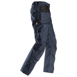 Spodnie 6224 Canvas+ stretch AllroundWork z workami kieszeniowymi rozm. 44 kolor navy/navy 62249595044 SNICKERS WORKWEAR