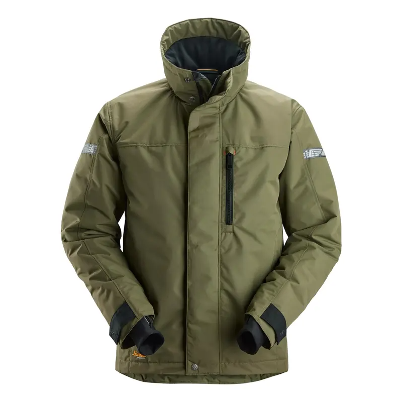 Kurtka 1100 ocieplana 37.5® AllroundWork rozm. M kolor khaki green/black 11003104005 SNICKERS WORKWEAR Bahcocentrum.pl