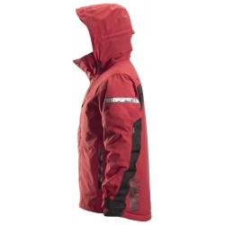 Kurtka 1102 przeciwdeszczowa ocieplana 37.5® AllroundWork rozm. XS kolor chili red/black 11021604003 SNICKERS WORKWEAR