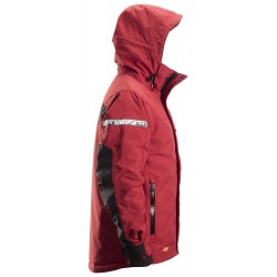 Kurtka 1102 przeciwdeszczowa ocieplana 37.5® AllroundWork rozm. XS kolor chili red/black 11021604003 SNICKERS WORKWEAR