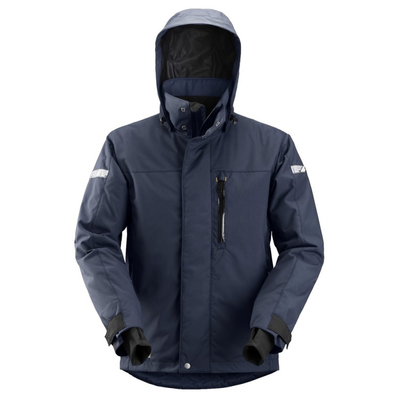 Kurtka 1102 przeciwdeszczowa ocieplana 37.5® AllroundWork rozm. XS kolor navy/black 11029504003 SNICKERS WORKWEAR Bahcocentrum.pl