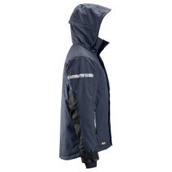 Kurtka 1102 przeciwdeszczowa ocieplana 37.5® AllroundWork rozm. XS kolor navy/black 11029504003 SNICKERS WORKWEAR