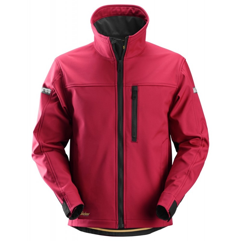 Kurtka 1200 softshell AllroundWork rozm. S kolor chili red/black 12001604004 SNICKERS WORKWEAR Bahcocentrum.pl