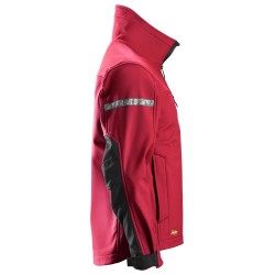 Kurtka 1200 softshell AllroundWork rozm. S kolor chili red/black 12001604004 SNICKERS WORKWEAR