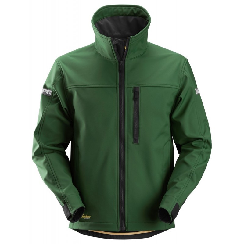 Kurtka 1200 softshell AllroundWork rozm. XS kolor forest green/black 12003904003 SNICKERS WORKWEAR Bahcocentrum.pl