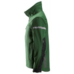 Kurtka 1200 softshell AllroundWork rozm. XS kolor forest green/black 12003904003 SNICKERS WORKWEAR