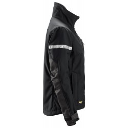 Kurtka 1207 damska softshell AllroundWork rozm. L kolor black/black 12070404006 SNICKERS WORKWEAR