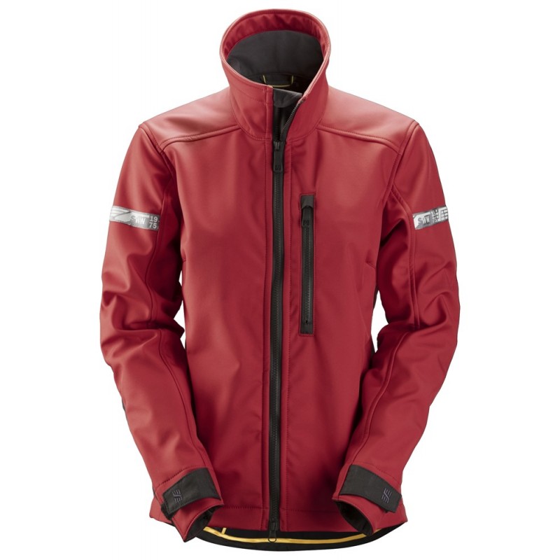 Kurtka 1207 damska softshell AllroundWork rozm. XS kolor chili red/black 12071604003 SNICKERS WORKWEAR Bahcocentrum.pl