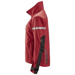 Kurtka 1207 damska softshell AllroundWork rozm. XS kolor chili red/black 12071604003 SNICKERS WORKWEAR