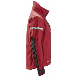 Kurtka 1207 damska softshell AllroundWork rozm. XS kolor chili red/black 12071604003 SNICKERS WORKWEAR