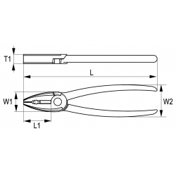 Szczypce kombinerki uniwersalne 160 mm 601-160-1 IRIMO