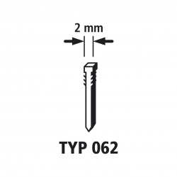 Gwoździe typ 62/16 opak. 1000 szt. 7239000 WOLFCRAFT