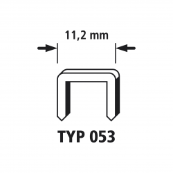 Zszywki typ 53/8 opak. 3000 szt. 7017000 WOLFCRAFT